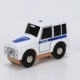 Lê mát bằng gỗ đa chức năng cảnh sát xe từ xe cứu thương tương thích Ikea sồi gỗ theo dõi đồ chơi