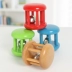 Đầy màu sắc gậy gỗ nhịp đồ chơi rattle chuông nhạc nam và nữ bé bé con 0-3-6-12 Early Learning Đồ chơi bằng gỗ