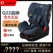 Quintus / Ares Quintas Q22 con bé ghế an toàn xe xoay 360 độ 0-4-7-12 tuổi