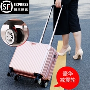 18 inch vali nhỏ nữ mini xe đẩy trường hợp nam kinh doanh nội trú trường hợp bánh xe phổ quát 16 inch túi du lịch nhỏ phiên bản Hàn Quốc