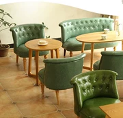 Nhà hàng Trung Quốc khách sạn bọc da thẻ mềm Nhà hàng khách sạn Ghế sofa đôi Ghế sofa phong cách Trung Quốc - FnB Furniture
