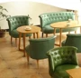 Nhà hàng Trung Quốc khách sạn bọc da thẻ mềm Nhà hàng khách sạn Ghế sofa đôi Ghế sofa phong cách Trung Quốc - FnB Furniture ghế tiếp khách văn phòng