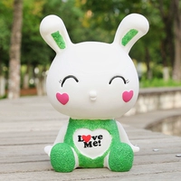 Люблю кролик зеленый