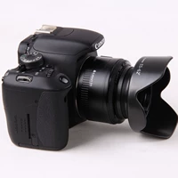 Canon Lins Small Sutrication 50 мм 1,8II Caliber 52 мм фиксированный фокус Hood ES-62II Lotus