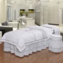 Đặc biệt cung cấp beauty salon giường ren bìa giường massage vẻ đẹp massage giường khử trùng SPA bốn mảnh thiết lập có thể được tùy chỉnh drap giường spa