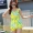 Thiết bị thời trang áo bơi bể bơi hoa nữ chia đôi phù hợp với XL micro béo hai quý cô mùa hè 	bộ áo tắm 2 mảnh