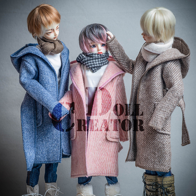 taobao agent [D.C limited edition] BJD doll winter heavy high -end high -end fabric alpaca cricket cardigan baby clothes MSD 4 points