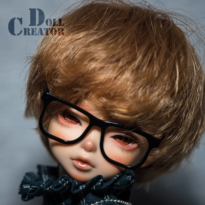taobao agent [D.C] BJD glasses sunglasses Harry Potter retro laser abdomen black 4 6 points General MSD YOSD doll