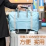 Công suất lớn đóng mở túi du lịch lưu trữ hành lý ngắn túi có thể được kéo thanh hành lý dày không thấm nước giá vali