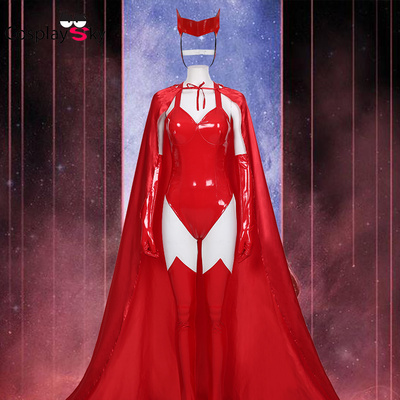 taobao agent Wanda Phantom Cos clothing scarlet witch Wanda Maximov Cosplay women's red suit