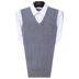 Mùa đông mới trung niên của nam giới cổ chữ V không tay vest trung niên đan vest của cha cơ thể vest Dệt kim Vest