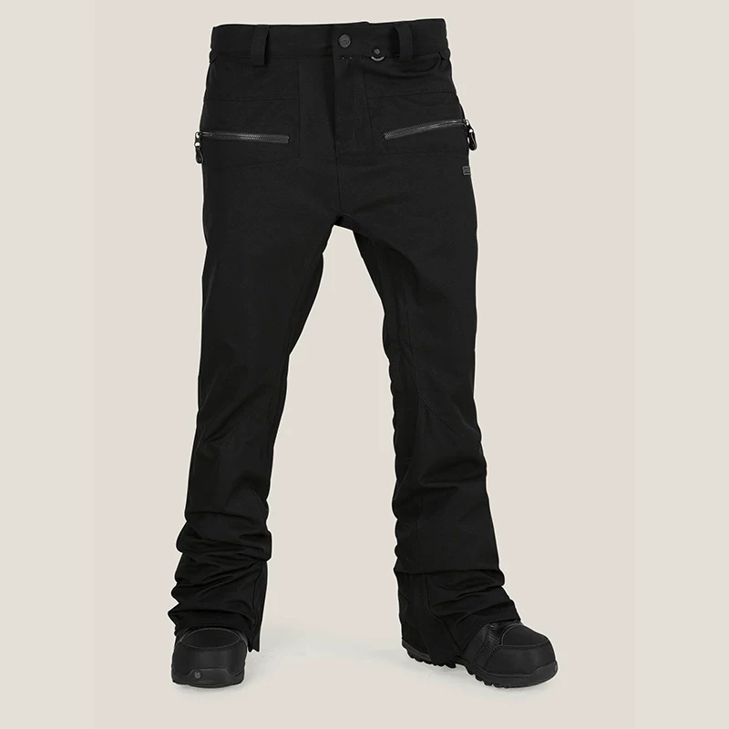 Volcom, черные лыжные эластичные брюки
