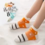 Vớ trẻ em mùa hè phần mỏng cotton 5 mồ hôi thấm boy scorpion vớ thuyền 6 cotton 7 mỏng 8 nông miệng 9-12 tuổi mùa hè tất sơ sinh