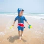 Trẻ em Hàn Quốc dính liền cậu bé áo tắm kem chống nắng trẻ em dài tay cá mập con spa lớn con bé áo tắm đồ bơi trẻ em nữ 12 tuổi
