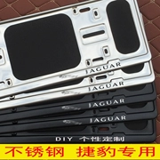 Khung giấy phép Jaguar khung giữ giấy phép Jaguar XEL XFL XE XF XJ F-PACE - Kính