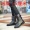 Giày bốt nam đế xuồng nam Hàn Quốc Martin bốt cao để giúp giày quân đội xu hướng giày da đen mùa thu và mùa đông bốt dài đi giày nam