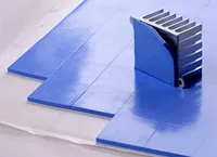 Силиконовая прокладка силиконовой прокладки силиконовой прокладки силиконовой прокладки, проводящая силиконовая прокладка, радиатор, 2*40*40 мм