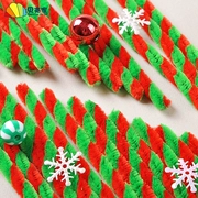 Giáng sinh màu ngọn ngọn tóc xoắn que mẫu giáo trẻ em làm bằng tay vật liệu DIY sáng tạo đồ chơi