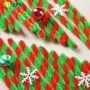 Giáng sinh màu ngọn ngọn tóc xoắn que mẫu giáo trẻ em làm bằng tay vật liệu DIY sáng tạo đồ chơi đồ chơi giáo dục