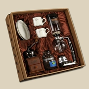 Retro cà phê máy xay siphon nồi của nhãn hiệu nồi cà phê đặt hộp quà tặng nhà kính cà phê maker