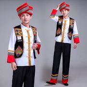 Trang phục Zhuang mới, trang phục biểu diễn thiểu số nam, Tujia, Yao, Miao, Dai, quần áo hiệu suất