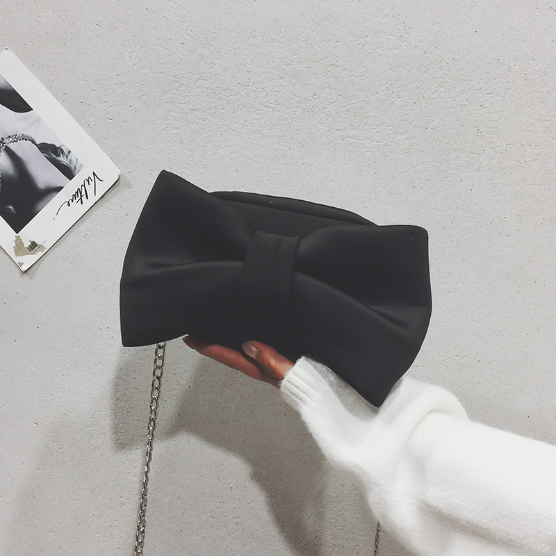 BlackFunny Small bag 2021 new pattern fashionista lovely bow Inclined shoulder bag Internet celebrity solar system Versatile One shoulder Small bag