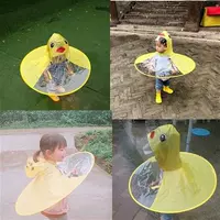 Childrens Raincoat Little Yellow Duck Cloak Flying Saucer