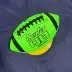 Số 3 NFL sê-ri bóng đá Mỹ dành cho thanh thiếu niên đào tạo ngoài trời đồ chơi trẻ em không làm tổn thương da mềm và thoải mái bóng bầu dục