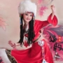 Ngày thiếu nhi Tây Tạng Trang phục trẻ em Cô gái Mông Cổ Trang phục múa Mông Cổ thiểu số Tây Tạng Trẻ em Trang phục biểu diễn - Trang phục đồ thể thao trẻ em