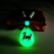 Зеленая жемчужная черная веревка 1 ночной светло -хрустальная собака