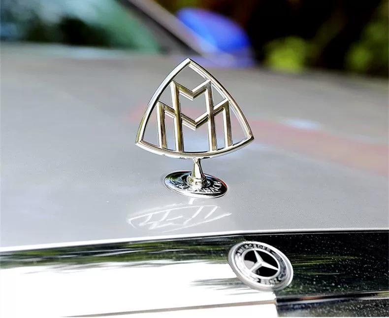 logo các hãng xe oto Mercedes -Benz Maybach Car Logo Logo S450 Logo S560 Logo ô tô S600 Tiêu chuẩn Mercedes -Benz S -Class dán decal xe oto các biểu tượng xe ô tô 