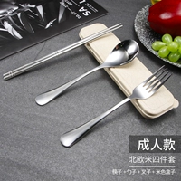 Ложка для взрослых, вилка, палочки для еды