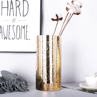 Langfeng Design Simple Modern Glass Metal Metal Gold Bottle Bottle Bottal