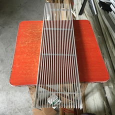 Алюминиевые жалюзи 中央空调出风口百叶定做家用装饰铝合金无边框加密风口黑色白色