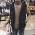 Mùa thu và mùa đông nam xuống bông vest Hàn Quốc phiên bản của thủy triều không tay vest vài áo khoác sinh viên dày trùm đầu bông người đàn ông Trang phục Couple