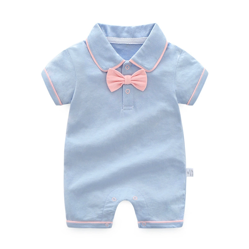 2020 New Baby Harmony Boy Baby Quý ông Quần áo Xiêm Trăng tròn Một trăm ngày tuổi Váy đầm Mùa hè Phần mỏng - Áo liền quần