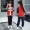 Đồng phục học sinh mẫu giáo đồng phục học sinh tiểu học 2018 mới xuân hè thu đông bông đỏ thể thao phù hợp bán buôn - Đồng phục trường học / tùy chỉnh thực hiện