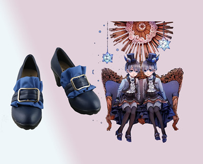 taobao agent Black Perseverance Shire Gemini Cosplay Shoes COS Shoes