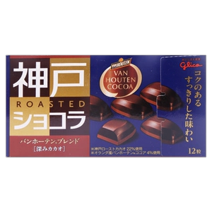 Шоколад Glico Kobe Series с насыщенным вкусом какао, 53 г, импортированный из Японии