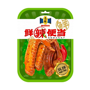 Zhengyipin Spicy Bento (Утиные крылышки + утиная шейка) 80г