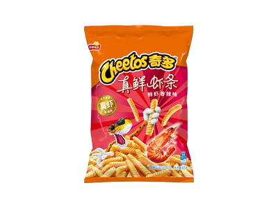 Крекеры Cheetos Really Fresh Shrimp с креветками и пряным вкусом 65г