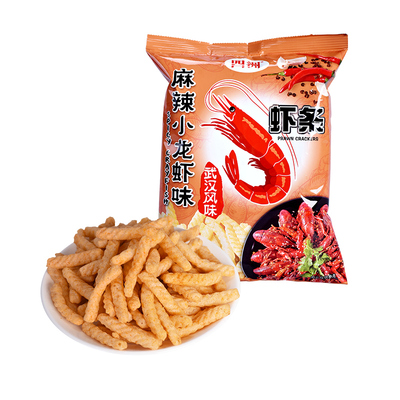 Крекеры Sizhou с креветками и острым вкусом рака 80г