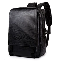 Сумка для отдыха, кожаный школьный рюкзак, ноутбук, из натуральной кожи, бизнес-версия