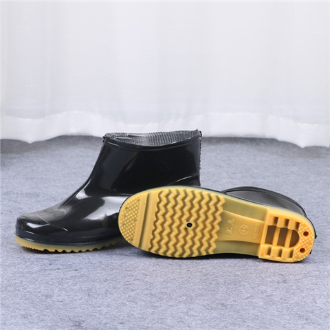 Весна короткие трубки сапоги сухожилие заниженная талия водная обувь люди Обувь дварф работа обувь