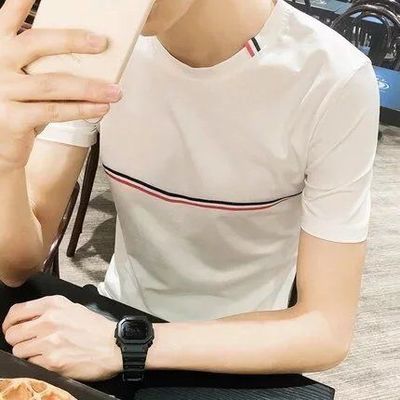 2018 mùa xuân và mùa hè người đàn ông mới của ngắn tay t-shirt Hàn Quốc phiên bản của xu hướng lỏng lẻo sinh viên Hồng Kông cặp vợ chồng nửa tay quần áo Áo khoác đôi