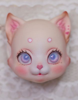 taobao agent [Spot MINI Emow] Elementdoll element homemade BJD8 points original genuine baby head cat head