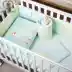 Bộ đồ giường trẻ em AUSTTBABY Bộ đồ giường cotton sơ sinh Bộ bảy chiếc giường cho bé Bảy miếng có thể giặt được - Túi ngủ / Mat / Gối / Ded stuff Túi ngủ / Mat / Gối / Ded stuff