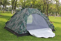 Mùa hè lều ngoài trời chống muỗi chống gió tự động hoàn toàn dày cắm trại đơn cắm trại đôi ngụy trang - Lều / mái hiên / phụ kiện lều lều ngủ