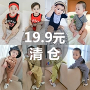 Quần áo trẻ em bé sơ sinh nam 0-6 tháng tuổi thoải mái thời trang romper hè mới