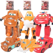 Trẻ em xe máy huy động sét McQueen chết Dasti biến dạng đồ chơi xe robot - Chế độ tĩnh